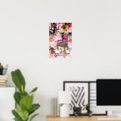 GC Fabulous French Shabby Rose Poster (Heimbüro)