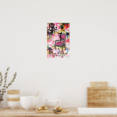 GC Fabulous French Shabby Rose Poster (Küche)