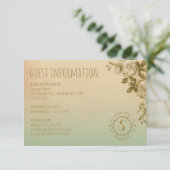 GC FOREVER IN LIEBE GÄSTEINFORMATIONEN BEGLEITKARTE (Stehend Vorderseite)