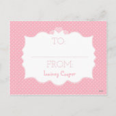 GC Gott ist Liebe Valentine Feiertagspostkarte (Rückseite)