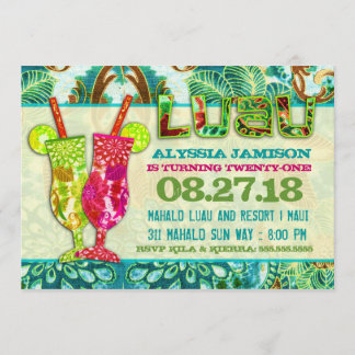 GC Hawaiian Cocktails Einladung