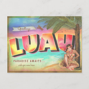 GC LUAU SUNSET POSTCARD POSTKARTE