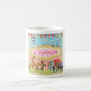 GC Magical Tritt dem Zirkus Vintage bei Kaffeetasse