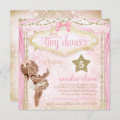 GC Magical Vintag Tiny Dancer Afroamerikaner Einladung (Vorne/Hinten)