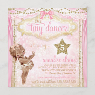 GC Magischer Vintage Tiny Dancer Afroamerikaner Einladung