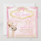 GC Magischer Vintager Tänzer Ballerina Einladung (Vorderseite)