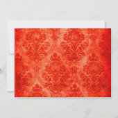 GC One Hot Havana Night Vintag Red Einladung (Rückseite)