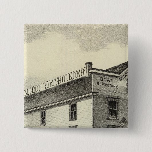 GC Ormerod, der Boat Builder, Asbury Park, NJ Button (Vorderseite)