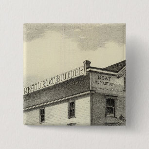 GC Ormerod, der Boat Builder, Asbury Park, NJ Button