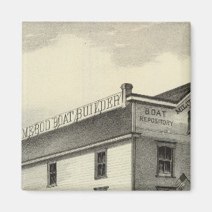 GC Ormerod, der Boat Builder, Asbury Park, NJ Magnet