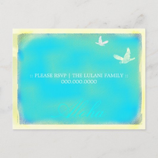 GC | Paradies gefunden Einladung (Rückseite)