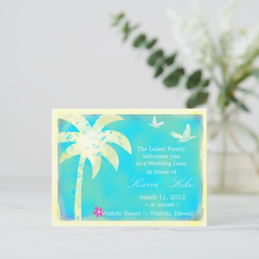 GC | Paradies gefunden Einladung (Stehend Vorderseite)