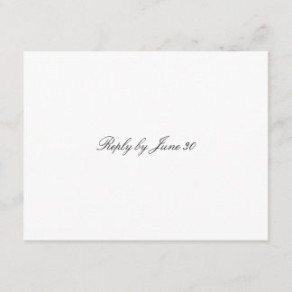 GC Schlicht White UAWG RSVP Karte