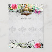 GC SHABBY Vintag Charm Flyer Black Damask (Hinten)