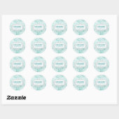 GC Shabby Vintag Türkis Sticker (Blatt)