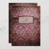 GC | Vintage Einladung von Red Rapture (Vorne/Hinten)