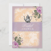 GC Vintages Brautparty Tee Party Einladung (Vorderseite)