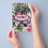 GC | Whimsischer Vintager Arm - Schwarz-weißer Dam Flyer (Handgriff)