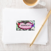 GC Whimsischer Vintager Charm Adressaufkleber (Insitu)