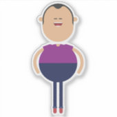 GCC-Zeichenaufkleber Aufkleber (Vorderseite)