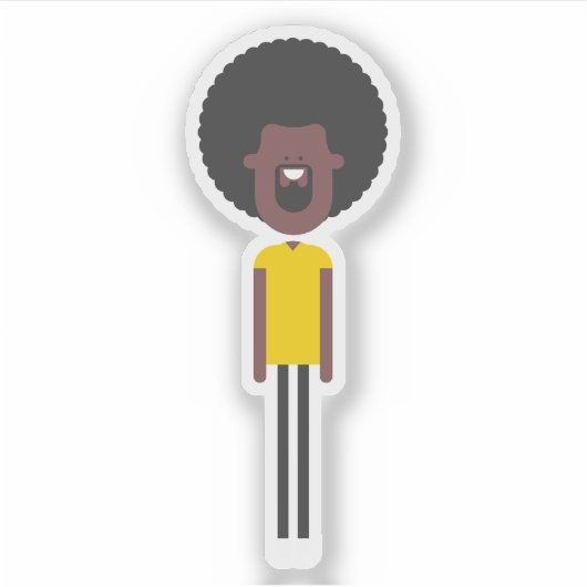 GCC-Zeichenaufkleber - Frankie Aufkleber (Vorderseite)