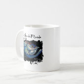 GCG Boca großer blauer Tarpon-Kopf Kaffeetasse (Vorderseite Links)
