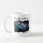 GCG Boca großer blauer Tarpon-Kopf Kaffeetasse (Links)