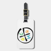 GCHR-Farbe Gepäckanhänger (Vorderseite vertikal)