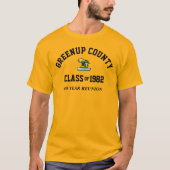 GCHS 82 Wiedersehen T - Shirt Gold (Vorderseite)