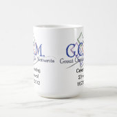 GCM Logo Tasse-Weiß Kaffeetasse (Mittel)