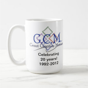 GCM Logo Tasse-Weiß Kaffeetasse