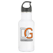 GD Mastermind Flasche mit weißem Wasser Edelstahlflasche (Vorderseite)