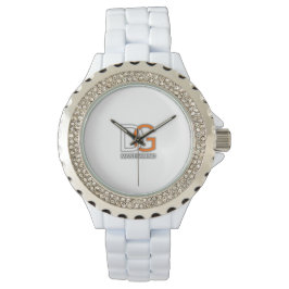 GD Mastermind White Kristall Watch Armbanduhr