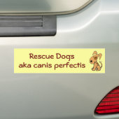 GD, Rettungs-Hunde, alias Canis perfectis Autoaufkleber (Auf Auto)