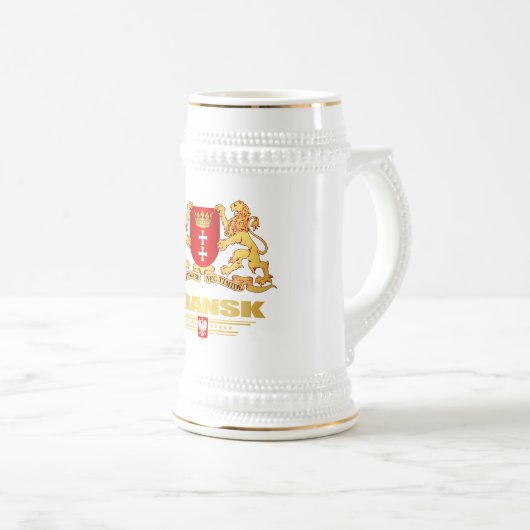 Gdansk COA Bierglas (VorderseiteRechts)