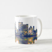 Gdansk Skyline Kaffeetasse (VorderseiteRechts)