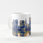 Gdansk Skyline Kaffeetasse (Vorderseite Links)
