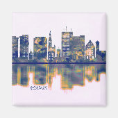 Gdansk Skyline Magnet (Vorne)