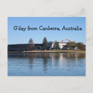 Gday aus Canberra, Australien Postkarte