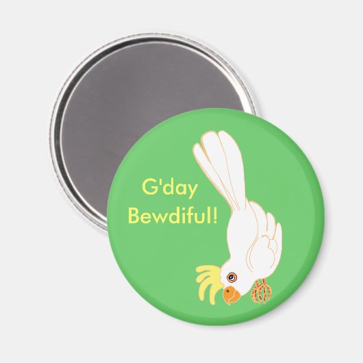 G'Day bewundernswert! Magnet (Vorderseite/Rückseite)