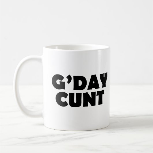 gday c#nt kaffeetasse (Links)