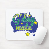 G'DAY Kamerad-australischer Gruß hallo Mousepad (Mit Mouse)