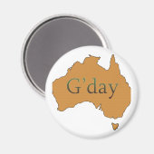 G'day Magnet (Vorderseite/Rückseite)