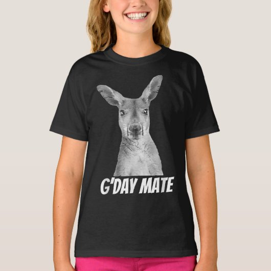 GDay Mate - Australischer Kangaroo-T - Shirt (Vorderseite)