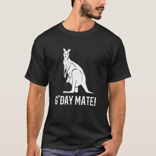 G'day Mate Bestfriends oder Buddy T-Shirt (Vorderseite)