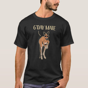 G'Day Mate Kangaroo Wildlife Animal Australien T-Shirt