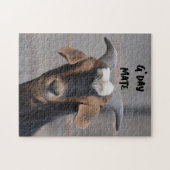 G'day mate lächelnd Ziegenpuzzle Puzzle (Horizontal)