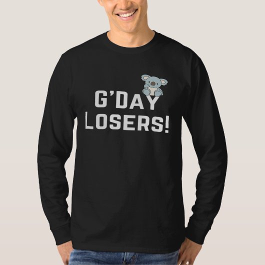 Gday Mate Losers Men Aussie Koala T-Shirt (Vorderseite)
