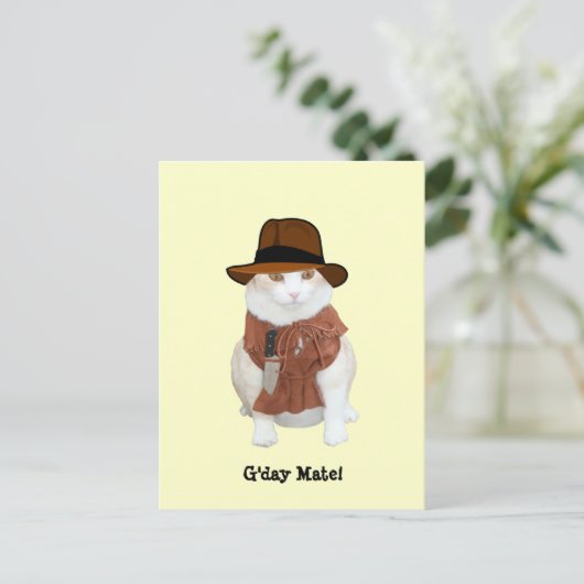 G'Day Mate! Postkarte (Stehend Vorderseite)