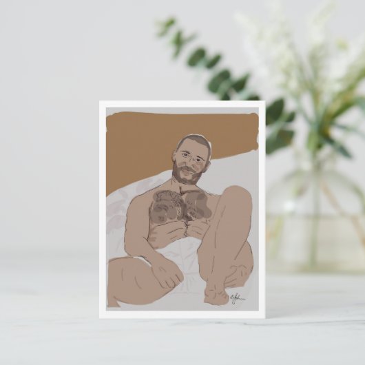 "G'Day" Postkarte (Stehend Vorderseite)